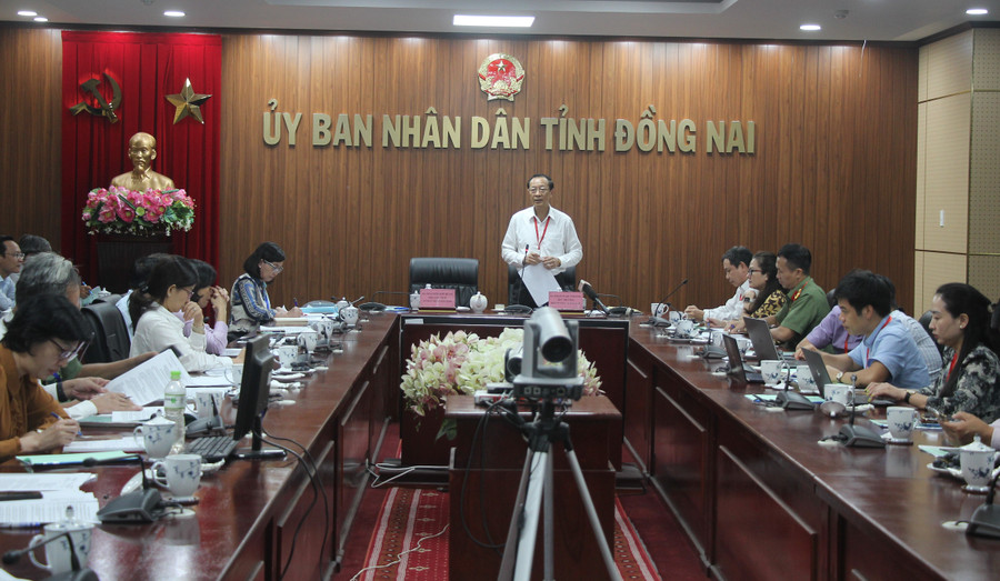 Quang cảnh buổi làm việc tại UBND tỉnh Đồng Nai. Quang cảnh buổi làm việc tại UBND tỉnh Đồng Nai.