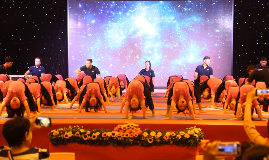 Tiết mục đặc sắc do trường mầm non IGC Kiddy tại TPHCM biểu diễn.