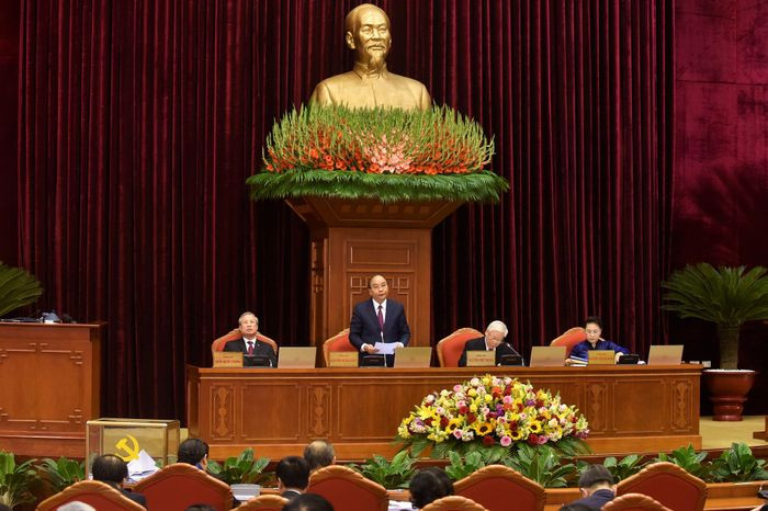 Chùm ảnh: Trọng thể khai mạc Hội nghị Trung ương 14 ảnh 4 Chùm ảnh: Trọng thể khai mạc Hội nghị Trung ương 14 ảnh 4