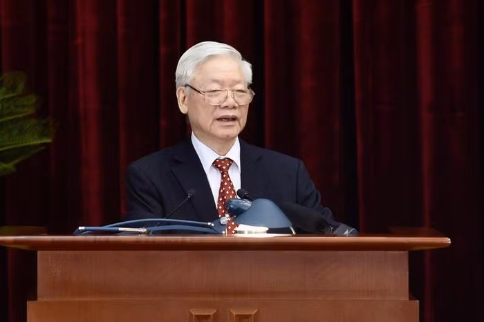 Chùm ảnh: Trọng thể khai mạc Hội nghị Trung ương 14 ảnh 5