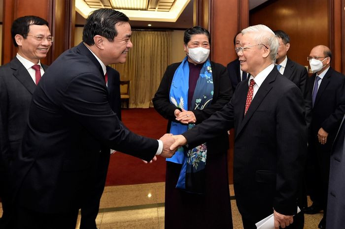 Chùm ảnh: Trọng thể khai mạc Hội nghị Trung ương 14 ảnh 2 Chùm ảnh: Trọng thể khai mạc Hội nghị Trung ương 14 ảnh 2