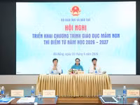 Hội nghị tổ chức theo hình thức trực tiếp kết hợp với trực tuyến. 
