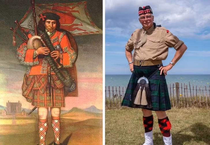 Váy có nguồn gốc từ vùng cao nguyên Scotland, được mặc bởi đàn ông <strong> Gaelic</strong>. Ngày nay nó vẫn được mặc trong những dịp trang trọng như đám cưới, điệu múa truyền thống và sinh nhật. Nơi 'đàn ông mặc váy' là bình thường