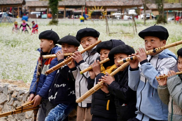 Hà Giang nổi bật với vẻ đẹp thiên nhiên hùng vĩ cùng văn hóa và bản sắc dân tộc. Ảnh: Thùy Linh.