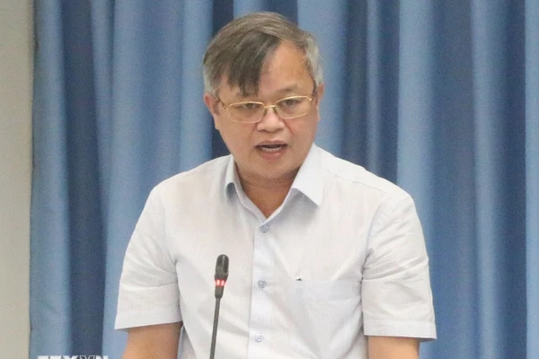 Nguyên Ủy viên Ban Thường vụ Tỉnh ủy, Trưởng Ban Tuyên giáo và Dân vận Tỉnh ủy, Giám đốc Sở Kế hoạch và Đầu tư tỉnh Đồng Nai Cao Tiến Dũng bị khai trừ ra khỏi Đảng. (Ảnh: Công Phong/TTXVN)