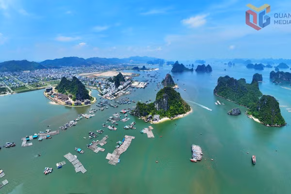 Một góc đặc khu Vân Đồn hôm nay. Ảnh: Đỗ Phương.