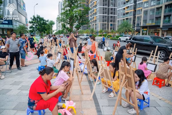 Vinhomes Grand Park thường xuyên tổ chức các hoạt động cộng đồng, chăm sóc và tạo sự gắn kết cư dân (Ảnh: Vinhomes)