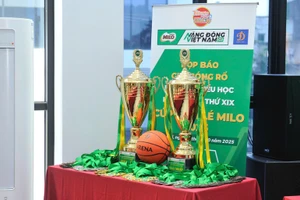 139 đội tham dự Giải bóng rổ học sinh tiểu học Hà Nội 2025