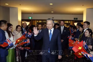 Tổng Bí thư, Chủ tịch nước Tô Lâm đến thủ đô Canberra, tiếp tục chuyến thăm cấp Nhà nước Australia