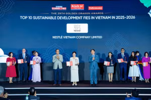 Nestlé Việt Nam được vinh danh tại Lễ trao giải Rồng Vàng năm 2026.