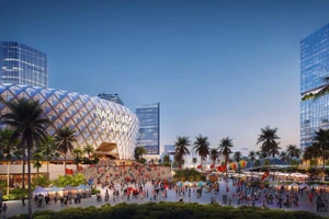 Phối cảnh sân vận động quy mô tới 70.000 chỗ ngồi tại Khu liên hợp Thể dục Thể thao Quốc gia Rạch Chiếc