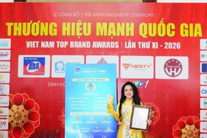 PGS.TS Nguyễn Lan Phương vừa được vinh danh “Nhà lãnh đạo doanh nghiệp giỏi – Viet Nam Business Awards 2026” .