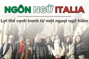 Sinh viên ngành Ngôn ngữ Italia đang du học tại Italia