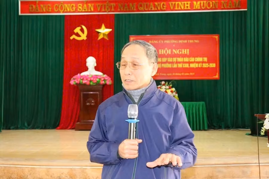 Nhà giáo Phạm Quang Tuệ - nguyên Giám đốc Sở GD&ĐT Vĩnh Phúc. Ảnh: NVCC.