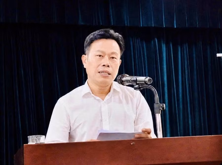 Thứ trưởng Bộ GD&ĐT Lê Quân phát biểu chỉ đạo tại Hội nghị. 