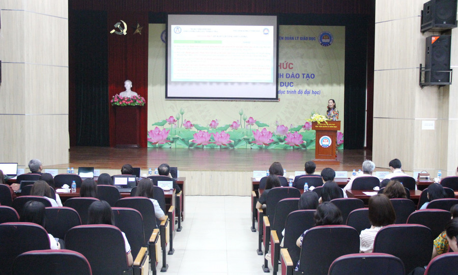 Chuyên gia báo cáo kết quả sơ bộ một số tiêu chuẩn, tiêu chí. kiemdinhchatluong-2.jpg