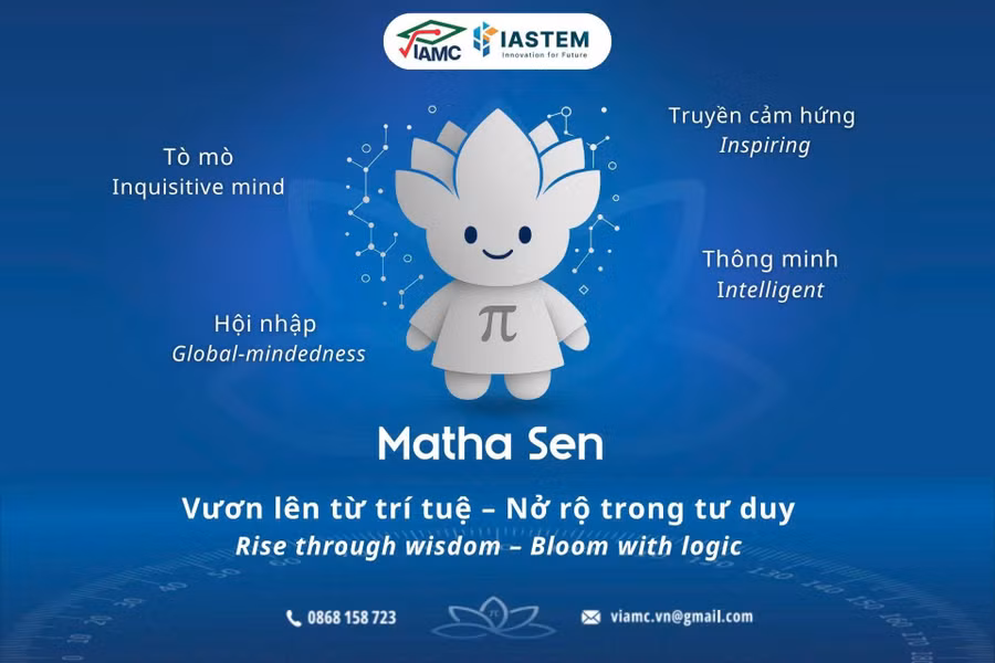 Linh vật của Kỳ thi Toán ứng dụng quốc tế VIAMC 2025.