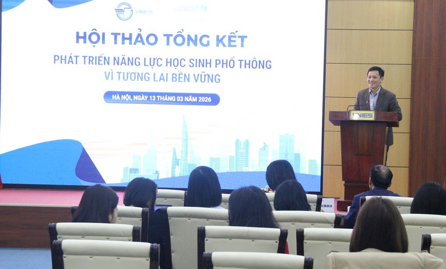 Hội thảo “Phát triển năng lực học sinh phổ thông vì tương lai bền vững” được tổ chức ngày 13/3, tại Hà Nội.