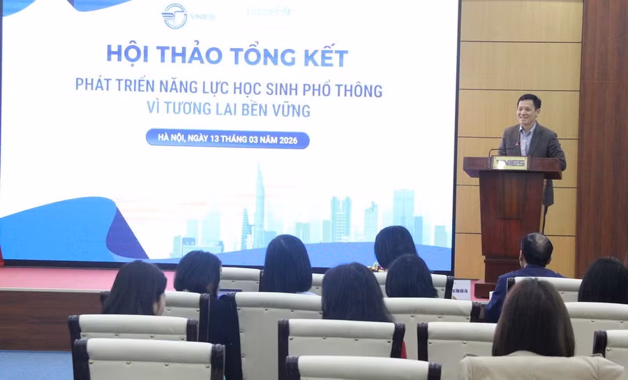 Hội thảo “Phát triển năng lực học sinh phổ thông vì tương lai bền vững” được tổ chức ngày 13/3, tại Hà Nội.