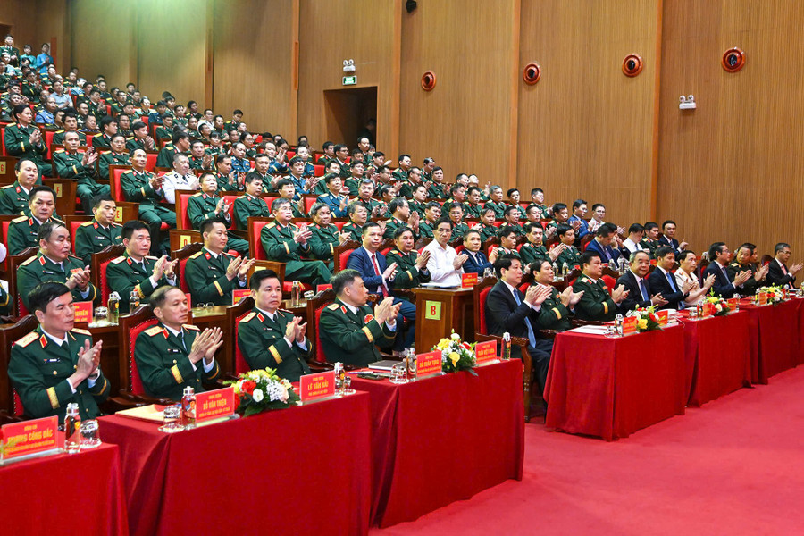 Chủ tịch nước và các đại biểu dự Lễ khai giảng năm học 2025-2026 Học viện Quốc phòng. khaigiangjpg3.jpg