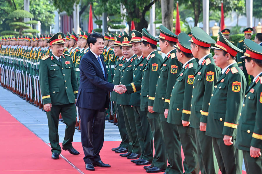 Chủ tịch nước Lương Cường dự Lễ khai giảng năm học 2025-2026 Học viện Quốc phòng. khaigiangjpg1.jpg