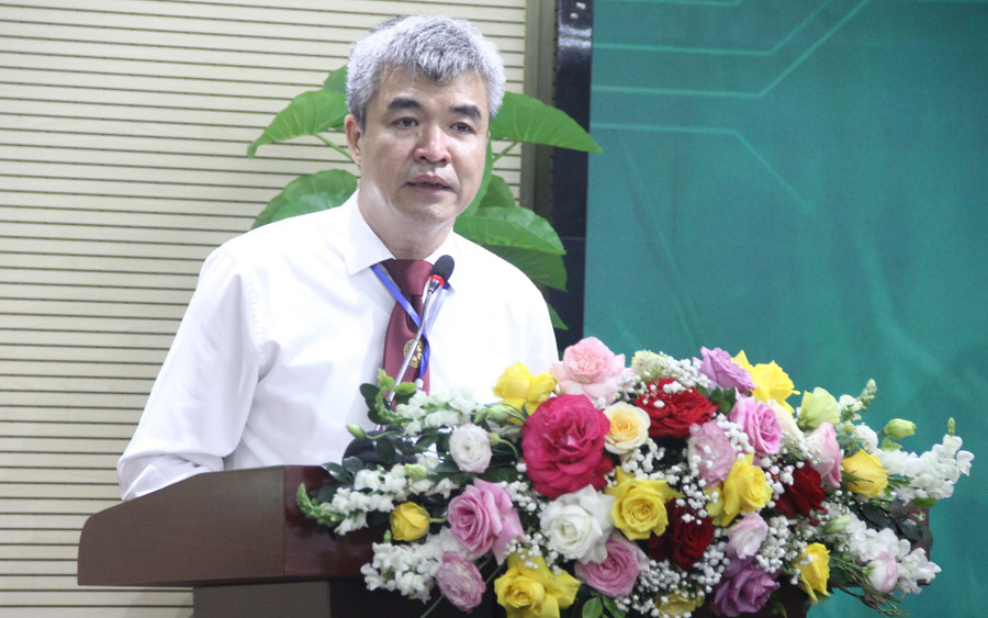 GS.TS Phạm Văn Cường – Phó Giám đốc Học viện Nông nghiệp Việt Nam phát biểu khai mạc. img-9488.jpg