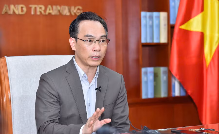 Thứ trưởng Bộ GD&ĐT Hoàng Minh Sơn. Ảnh: Trần Hiệp.