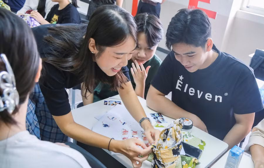 Sinh viên Trường Đại học Việt Nhật (Đại học Quốc gia Hà Nội).