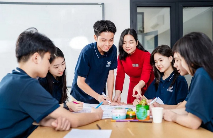 Môn học Giáo dục Công dân Toàn cầu (GCED) được giảng dạy cho học sinh từ lớp 1 đến lớp 12 trên toàn hệ thống Vinschool. Ảnh: Website nhà trường.