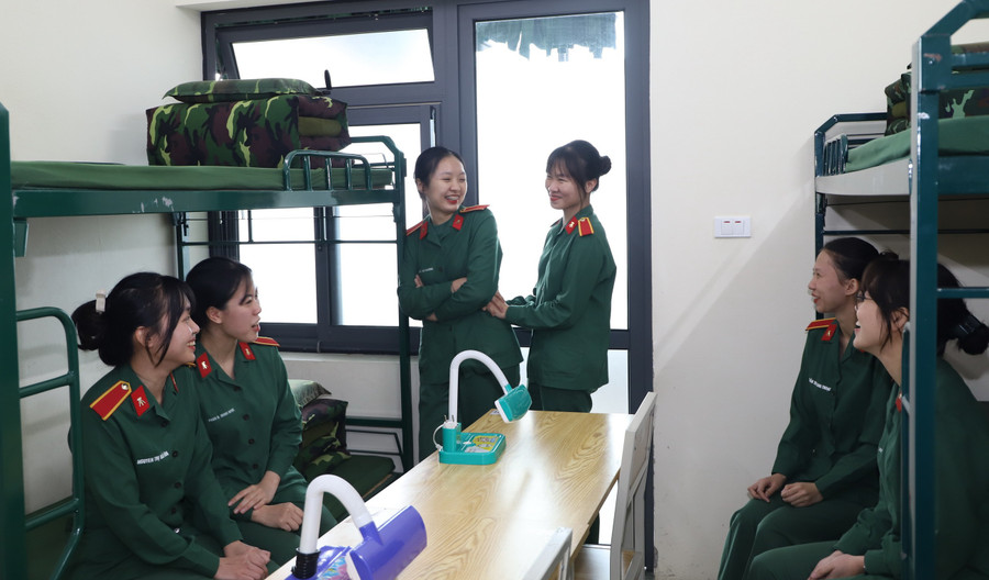 Sinh viên Học viện Kỹ thuật quân sự. Ảnh: NTCC.