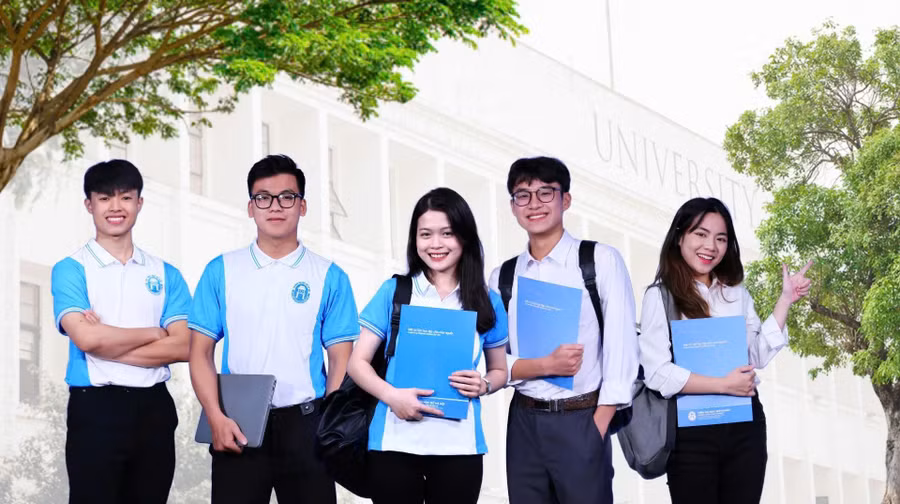 Sinh viên Trường ĐH Mở Hà Nội.