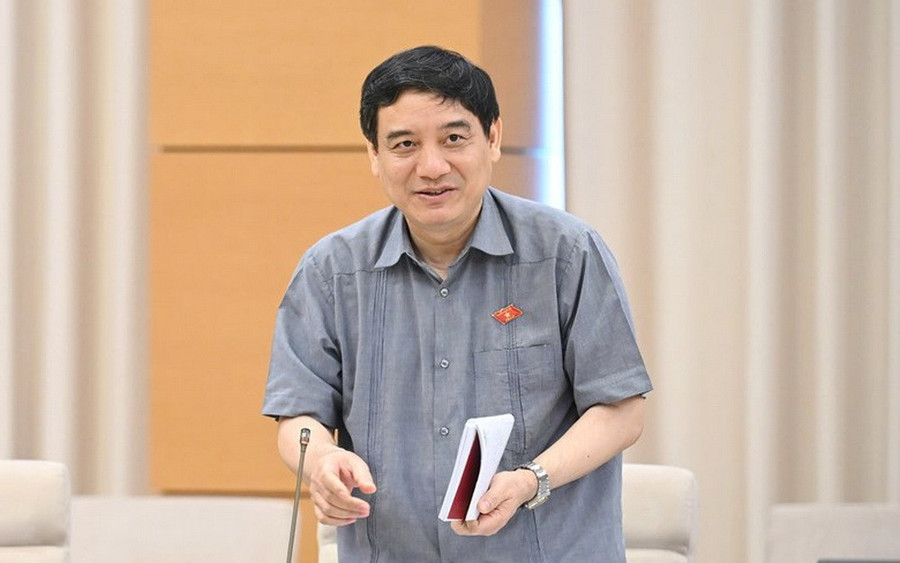 Chủ nhiệm Ủy ban Văn hóa và Xã hội Nguyễn Đắc Vinh. Ảnh: Quochoi.vn. luatnhagiaojpg1.jpg