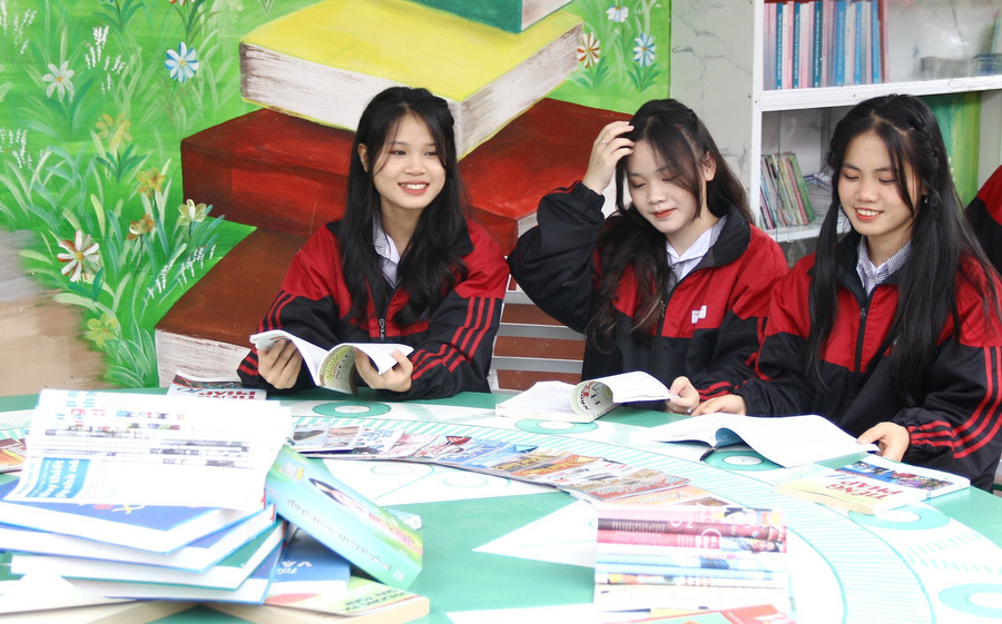 Học sinh Trường THPT Chi Lăng (Lạng Sơn).