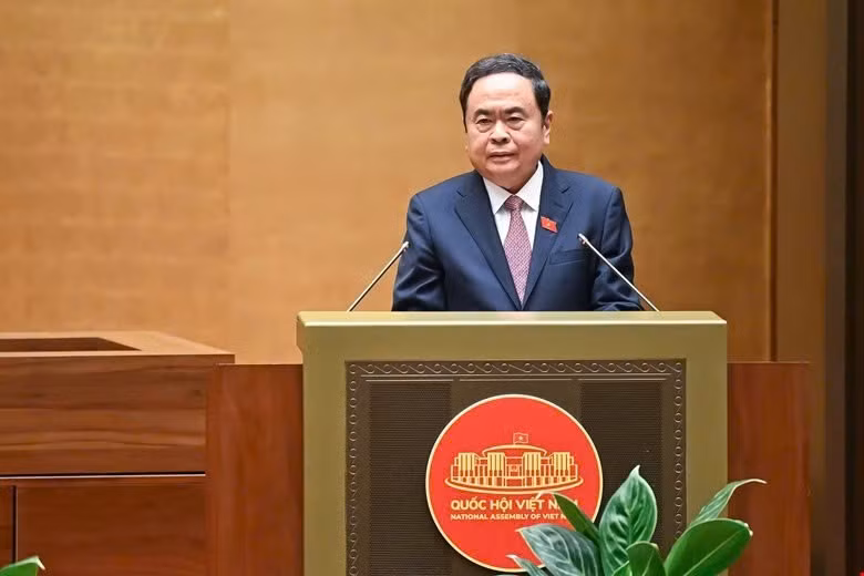 Chủ tịch Quốc hội Trần Thanh Mẫn phát biểu bế mạc Kỳ họp thứ 9, Quốc hội khóa XV.