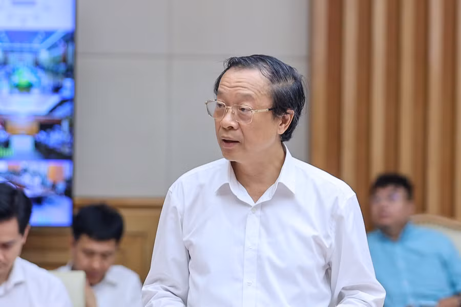 Thứ trưởng Phạm Ngọc Thưởng phát biểu tại phiên họp - Ảnh: VGP/Nhật Bắc.