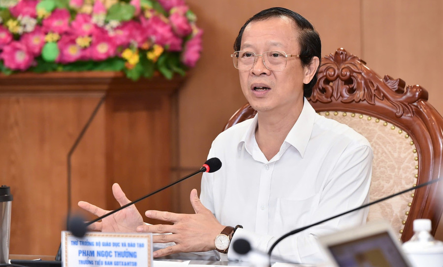 Thứ trưởng Thường trực Bộ GD&ĐT Phạm Ngọc Thưởng.