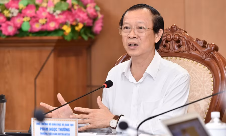Thứ trưởng Thường trực Bộ GD&ĐT Phạm Ngọc Thưởng.