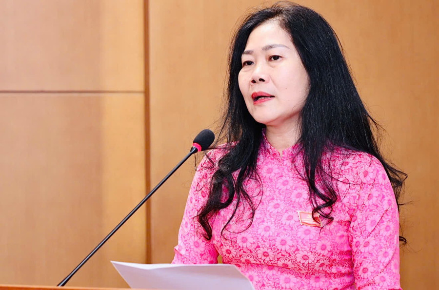 Đảng viên tham luận tại Đại hội. cucnhagiaojpg1.jpg