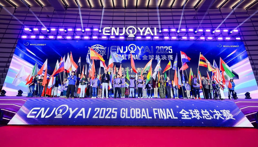 Quá trình tham dự Enjoy AI 2025 không chỉ là hành trình thi đấu mà còn là cơ hội học hỏi quốc tế, giao lưu văn hóa và trải nghiệm hệ thống giáo dục STEM hiện đại. enjoy.jpg