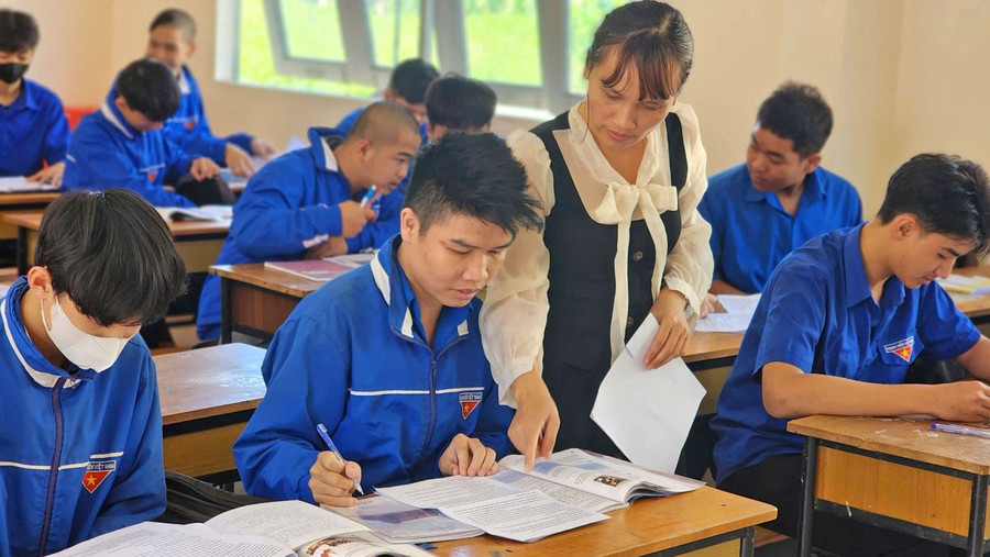 Công tác phổ cập giáo dục và xóa mù chữ ghi nhận những kết quả nổi bật. Ảnh minh họa/internet.