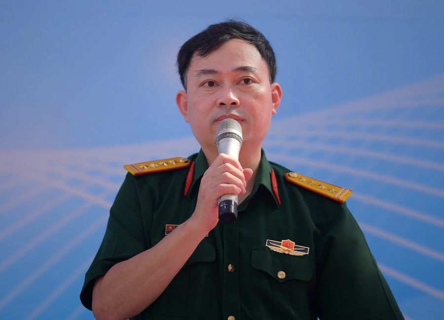 Đại tá Đỗ Thành Tâm, Thư kí Ban tuyển sinh quân sự (Bộ Quốc phòng). Ảnh: Nam Trần. quandoi.jpg