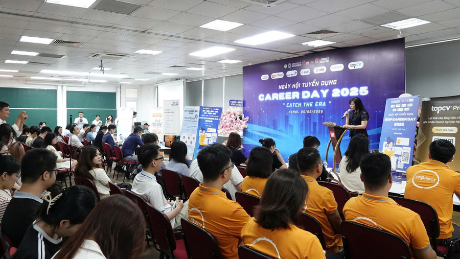 Toàn cảnh Ngày hội tuyển dụng “DDP Career Day 2025”.