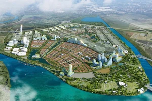 Một trong những đại đô thị đang được triển khai tại Hải An. Ảnh: KBC