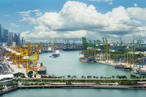 Cảng Singapore – Cảng biển nhộn nhịp thứ 2 thế giới. Ảnh: Ship Technology
