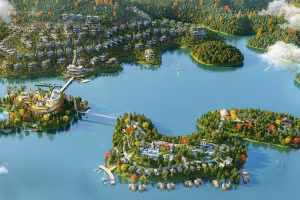 Flamingo Majestic Island Resort: Đón sóng đầu tư quần đảo retreat hồ Núi Cốc