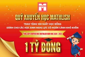  Quỹ khuyến học Mathlish - Yêu thương gửi gắm, học bổng trao tay