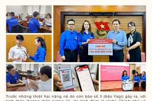 Tuổi trẻ Agribank chung sức, đồng lòng cùng đồng bào khắc phục hậu quả thiên tai