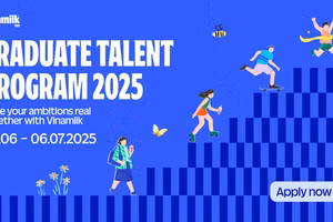 Công ty sữa hàng đầu Việt Nam mở đơn tìm kiếm nhân lực tài năng trẻ