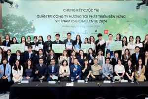 Vòng chung kết cuộc thi Viet Nam ESG Challenge 2024 diễn ra vào ngày 01/11 tại Hà Nội
