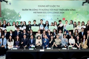 Vòng chung kết cuộc thi Viet Nam ESG Challenge 2024 diễn ra vào ngày 01/11 tại Hà Nội